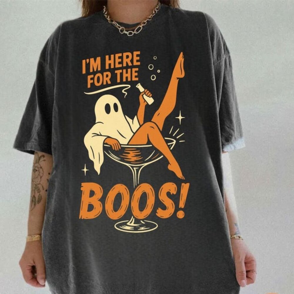 Funny Halloween Ghost Tee, Funny Shirt